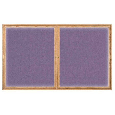 United Visual Products Triple Door Indoor Enclosed Easy Tack Bo UV334EZ-BLACK-GOLD